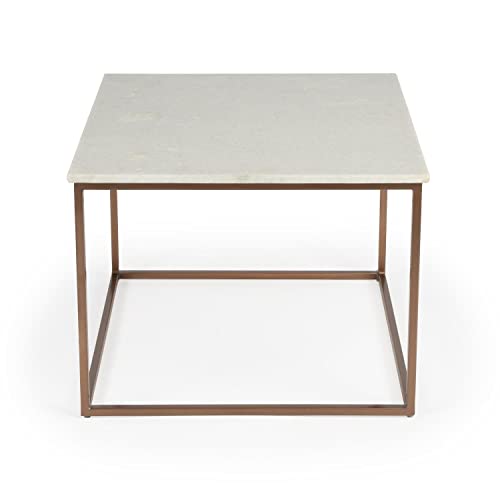 Butler Holland Marble and Metal Coffee Table