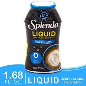 SPLENDA LIQUID Zero Calorie Liquid Sweetener, Original French Vanilla, 1.68 Fl Oz