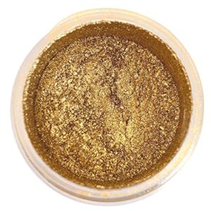 24 karat gold luxury luster cake dust, 5 grams for cakes, cupcakes, cookies, icing, chocolate wedding party baking cupcake cookie ice cream decoration supplies