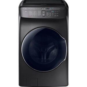 samsung wv55m9600av 5.5 cu. ft. smart washer with flexwash(tm) in black stainless steel