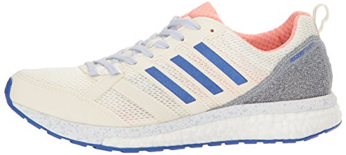 adidas Performance Women's Adizero Tempo 9 w, Hi-Res Orange/Hi-Res Blue/Legacy, 6 M US