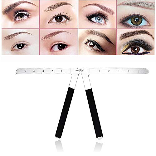 Tattoo Eyebrow Ruler Three-Point Positioning Permanent Makeup Symmetrical Tool Grooming Stencil Shaper Balance Ruler (1)