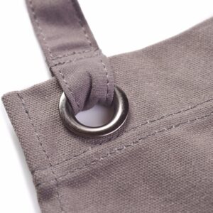 Hudson Durable Goods - Heavy Duty Waxed Canvas Work Apron - Grey