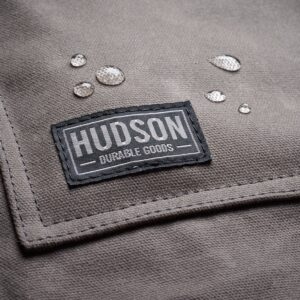 Hudson Durable Goods - Heavy Duty Waxed Canvas Work Apron - Grey