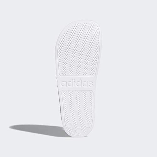 adidas Men's Adilette Shower Slides White/Core Black/White 10