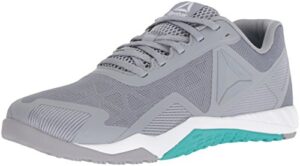 reebok women's ros workout tr 2.0 sneaker, cool shadow/solid teal/white, 6.5