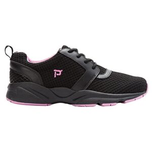 Propét Womens Stability X Walking Walking Sneakers Shoes - Black - Size 10 D