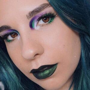 LA Splash Cosmetics Soft Long Lasting Waterproof Matte Dark Green Liquid Lipstick - Wickedly Divine Collection (Envy)