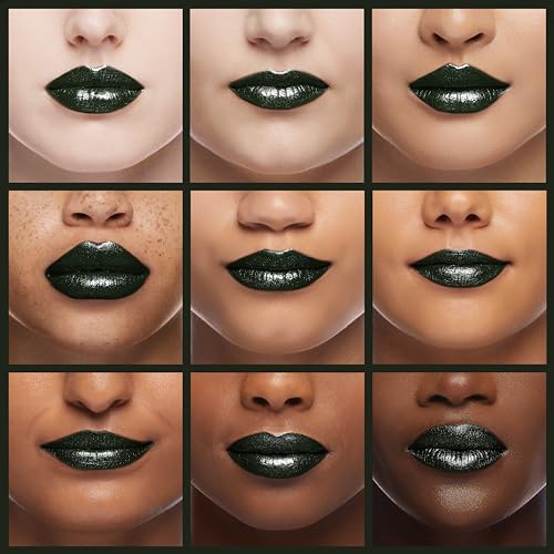 LA Splash Cosmetics Soft Long Lasting Waterproof Matte Dark Green Liquid Lipstick - Wickedly Divine Collection (Envy)