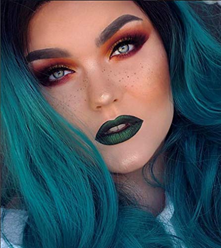 LA Splash Cosmetics Soft Long Lasting Waterproof Matte Dark Green Liquid Lipstick - Wickedly Divine Collection (Envy)