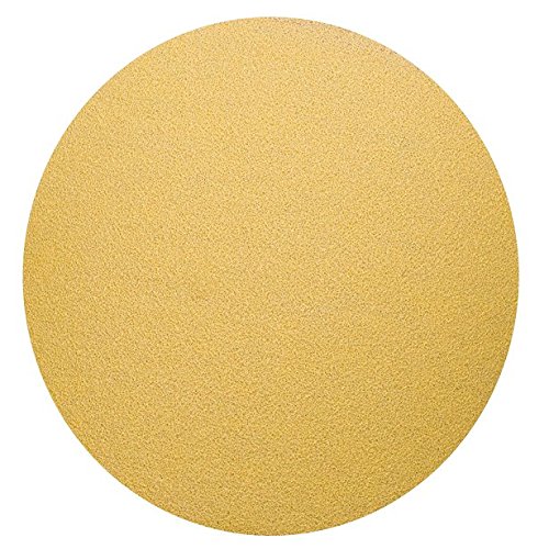 Benchmark Abrasives 5" PSA Gold Self Adhesive DA Sanding Disc Roll Aluminum Oxide Grains Designed for Surface Blending Edge Sanding General Stock Removal Orbital Sanders (100 Discs) - 80 Grit