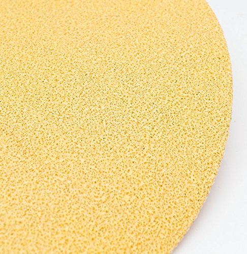 Benchmark Abrasives 5" PSA Gold Self Adhesive DA Sanding Disc Roll Aluminum Oxide Grains Designed for Surface Blending Edge Sanding General Stock Removal Orbital Sanders (100 Discs) - 80 Grit