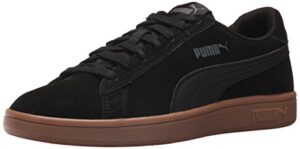 puma men's smash v2 sneaker, puma black-puma black, 12