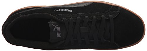 PUMA Men's SMASH V2 Sneaker, Puma Black-Puma Black, 12