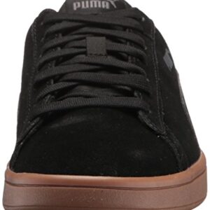 PUMA Men's SMASH V2 Sneaker, Puma Black-Puma Black, 12