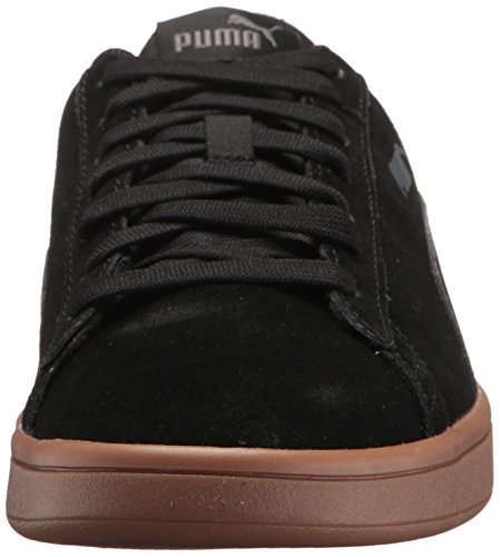 PUMA Men's SMASH V2 Sneaker, Puma Black-Puma Black, 12