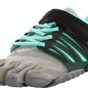 Vibram Women's V-Train Grey/Black/Aqua Cross-Trainer Shoe 37 EU (7-7.5 US)