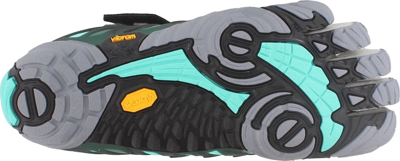 Vibram Women's V-Train Grey/Black/Aqua Cross-Trainer Shoe 37 EU (7-7.5 US)