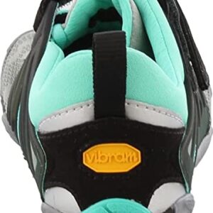 Vibram Women's V-Train Grey/Black/Aqua Cross-Trainer Shoe 37 EU (7-7.5 US)