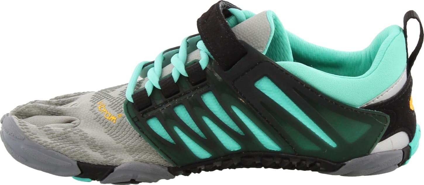 Vibram Women's V-Train Grey/Black/Aqua Cross-Trainer Shoe 37 EU (7-7.5 US)