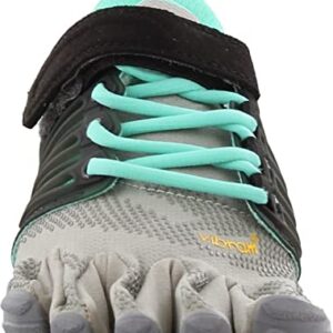 Vibram Women's V-Train Grey/Black/Aqua Cross-Trainer Shoe 37 EU (7-7.5 US)