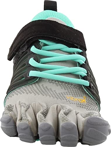 Vibram Women's V-Train Grey/Black/Aqua Cross-Trainer Shoe 37 EU (7-7.5 US)