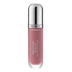 revlon ultra hd metallic matte liquid lipcolor, liquid lipstick, glam