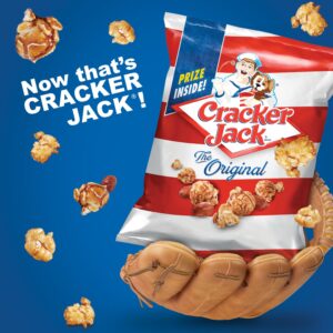 Cracker Jack Caramel Coated Popcorn & Peanuts, Original, 1.25 Ounce Bags (Pack of 30)