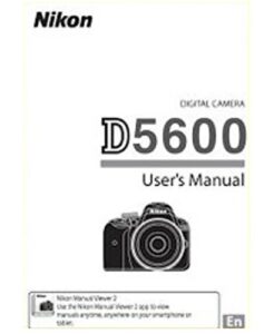 d5600 digital camera user's instructions manual