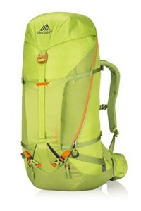 gregory mountain products alpinisto 50 alpine backpack, lichen green, large