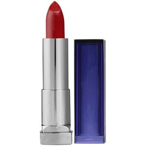 maybelline new york color sensational the loaded bolds lipstick, smoking red, 1 count