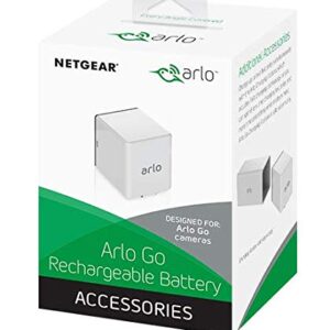 Arlo Rechargeable Battery - Arlo Certified Accessory - Works with Arlo Go Only, White - VMA4410