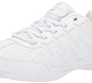 chassé Apex Cheerleading Shoes - White Cheer Shoes for Women (White, Size 7 Adult)