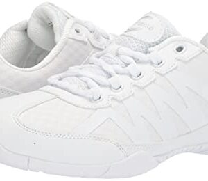 chassé Apex Cheerleading Shoes - White Cheer Shoes for Women (White, Size 7 Adult)