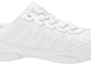 chassé Apex Cheerleading Shoes - White Cheer Shoes for Women (White, Size 7 Adult)