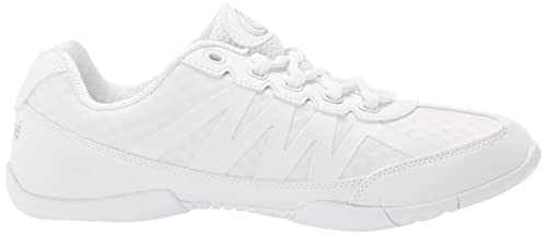 chassé Apex Cheerleading Shoes - White Cheer Shoes for Women (White, Size 7 Adult)