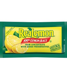 realemon lemon juice packets - 4 gram (50 ct.)