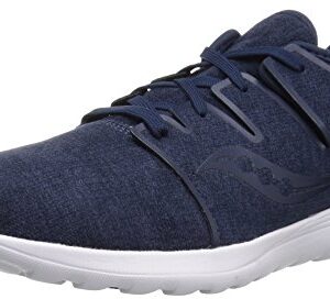 Saucony Women's Eros Lace Running Shoe, navy, 12 Medium US