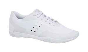 kaepa women's seamless cheer shoe, white, size 5