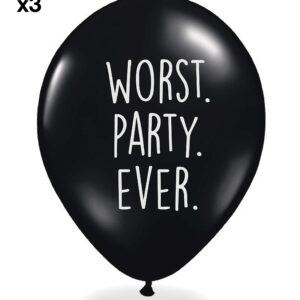 Funny Party Pieces Abusive Birthday Balloons - Pack Of 12 Different Funny Offensive Balloons (For Her)