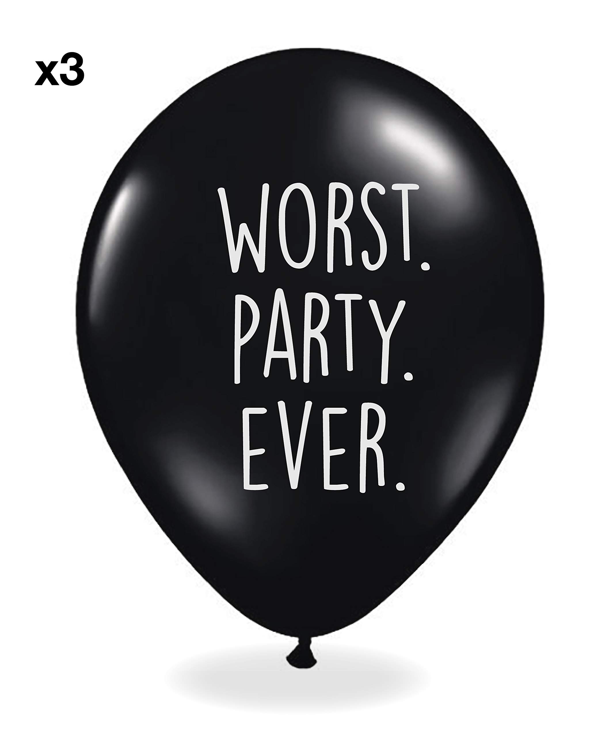 Funny Party Pieces Abusive Birthday Balloons - Pack Of 12 Different Funny Offensive Balloons (For Her)