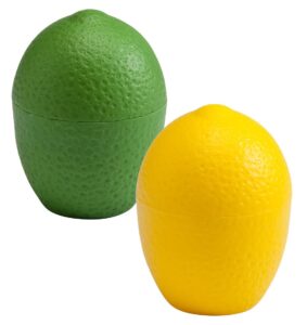 hutzler lemon saver and lime saver set, yellow/green