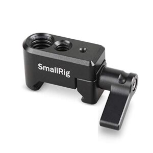 smallrig nato clamp, quick release clamp with 1/4" 3/8" m2.5 thread for cold shoe monitor support camera cage - 1973