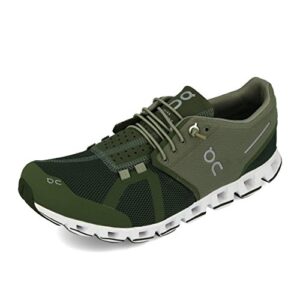 on running mens cloud forest/jungle shoe - 9.5