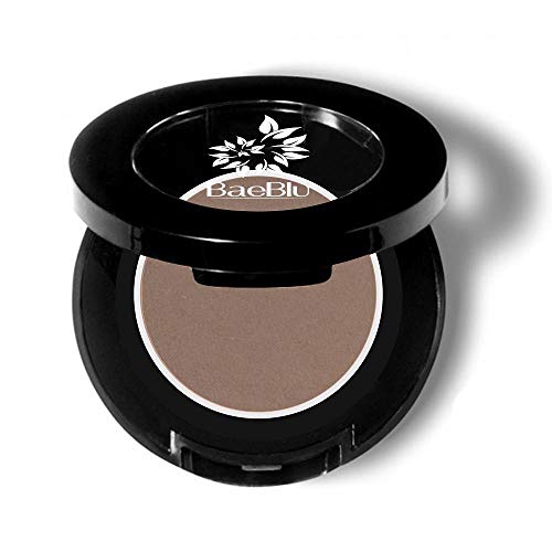 BaeBlu Eyebrow Powder, Organic Vegan 100% Natural, Fill-in Smudge Proof Brow Tint, Made in USA, Taupe