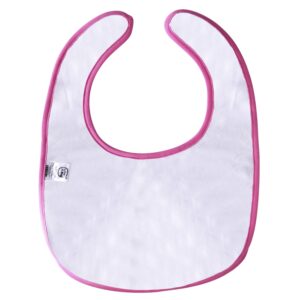 Littleforbig Cotton Waterproof Adult Babydoll Bib with Adjustable Velcro Closure Printed 2 Packs - Gamer and Princess Hearts Adult Bibs