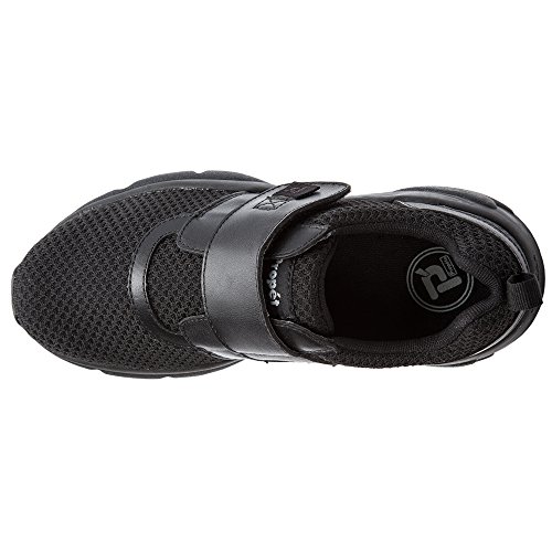 Propét womens Stability X Strap Sneaker, Black, 6.5 X-Wide US