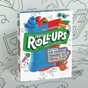 Fruit Roll-Ups Fruit Flavored Snacks, Variety Pack, Pouches, 10 ct (Pack of 10) ( packaging may vary )