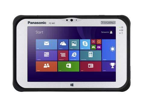 Panasonic Toughpad M1, FZ-M1, FZ-M1CEBEABM, Intel Core i5-4302Y @1.6GHz, 8GB, 128GB SSD, Wi-fi, Bluetooth, 4G LTE, Win 10 Pro, TPM 1.2, Camera, Webcam, 2D Barcode Laser (EA30), Bridge Battery