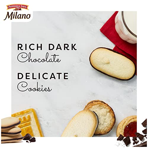 Pepperidge Farm Milano Cookies, Dark Chocolate, 10 Packs, 2 Cookies per Pack